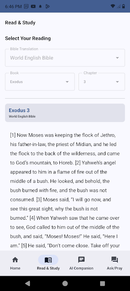 AI Faith Companion screenshot