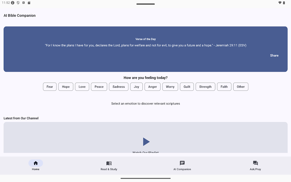 AI Faith Companion screenshot