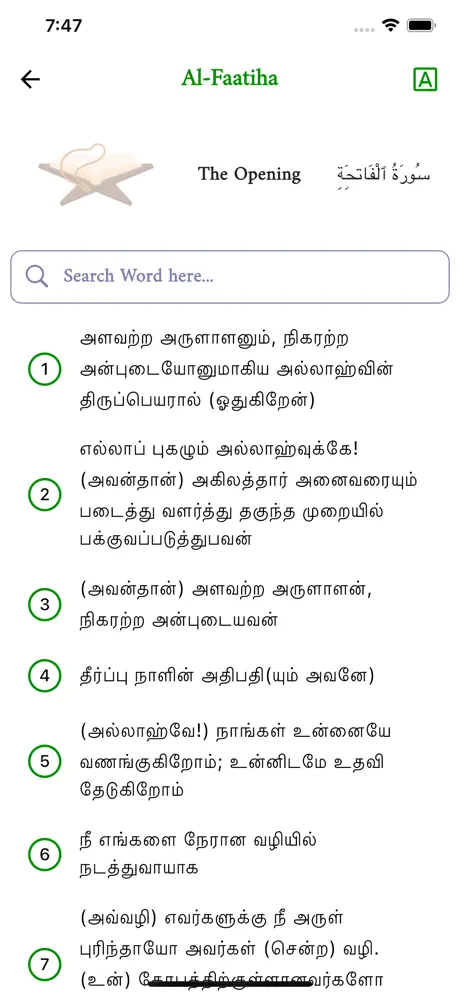 Al Quran Multilingual screenshot