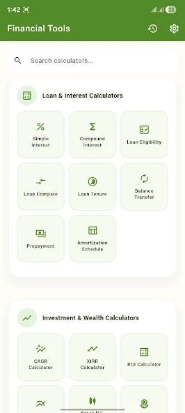All-in-One EMI, GST Calculator screenshot