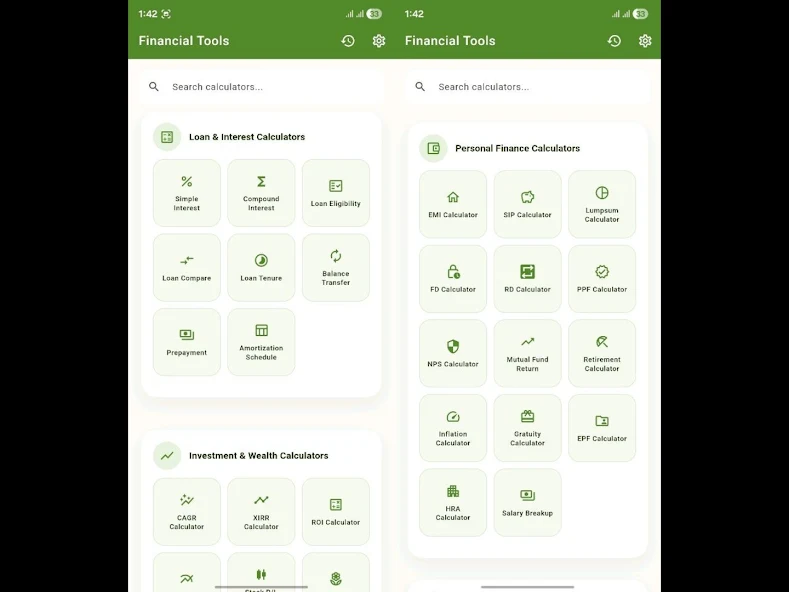 All-in-One EMI, GST Calculator screenshot