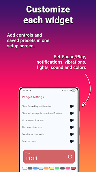 All My Seconds – Timer Widget screenshot