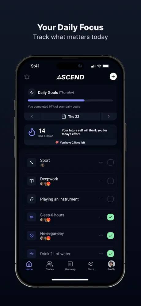 Ascend - Habit Tracker screenshot
