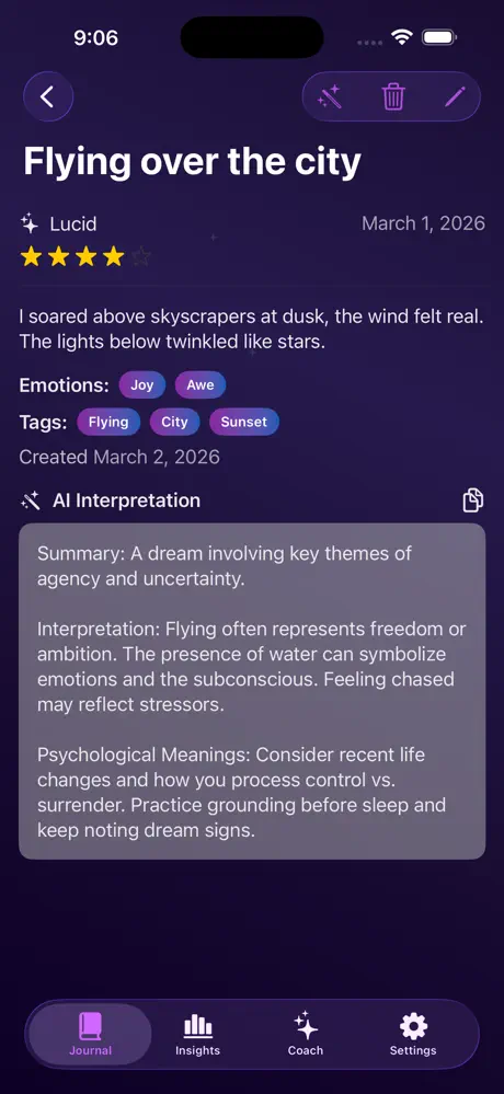 Astra Journal screenshot