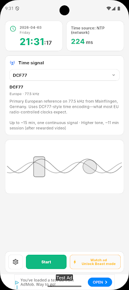 Atomic Sync : Radio Watch Time screenshot