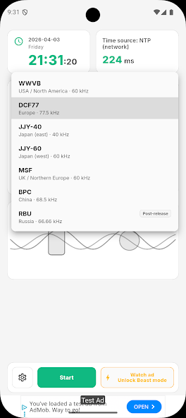 Atomic Sync : Radio Watch Time screenshot