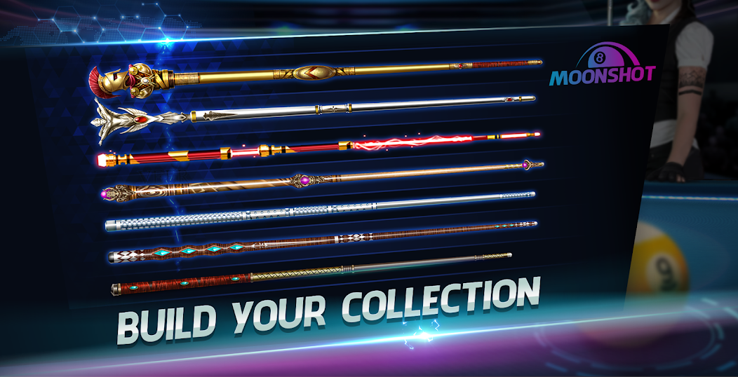 Billiards 3D: Moonshot 8 Ball screenshot