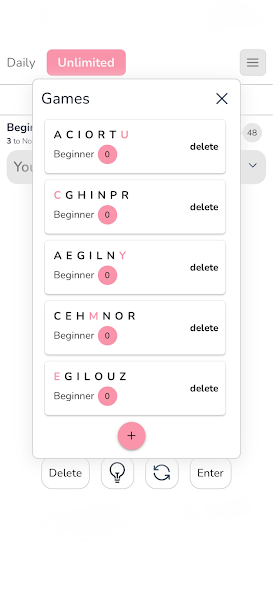 Blossom Word Game screenshot