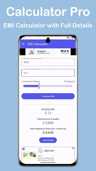 Calc Pro: Calculator & Locker screenshot