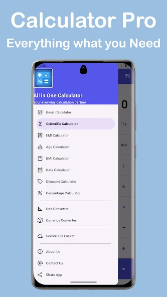 Calc Pro: Calculator & Locker screenshot