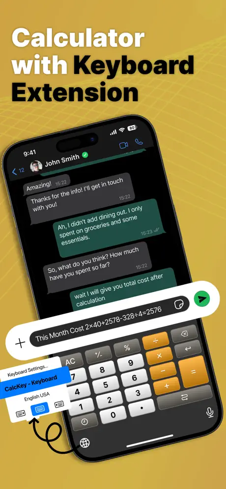 CalcKey: Calculator Keyboard screenshot