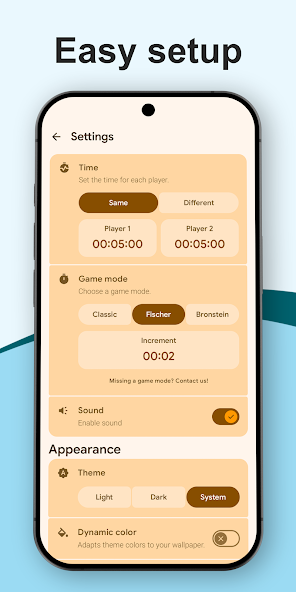 Chess Clock - Fischer screenshot