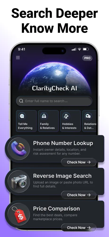 ClarityCheck - Deep Search AI screenshot