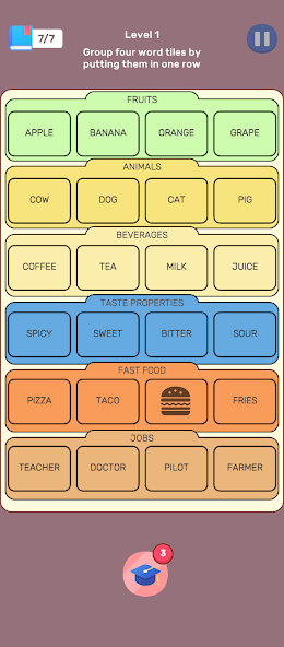 Connections Word Puzzle screenshot