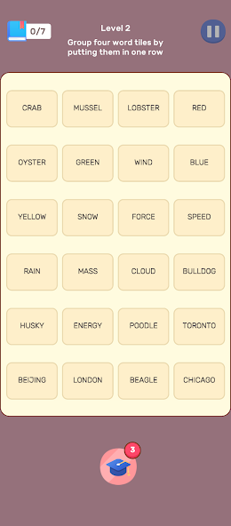 Connections Word Puzzle screenshot