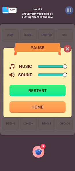 Connections Word Puzzle screenshot