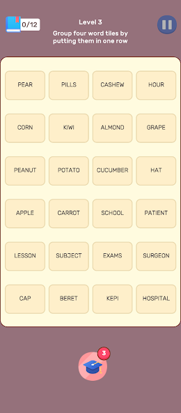 Connections Word Puzzle screenshot
