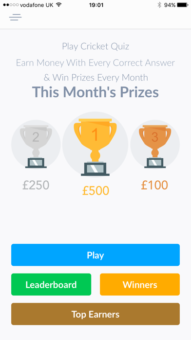 Cricket Quiz Win Prizes screenshot