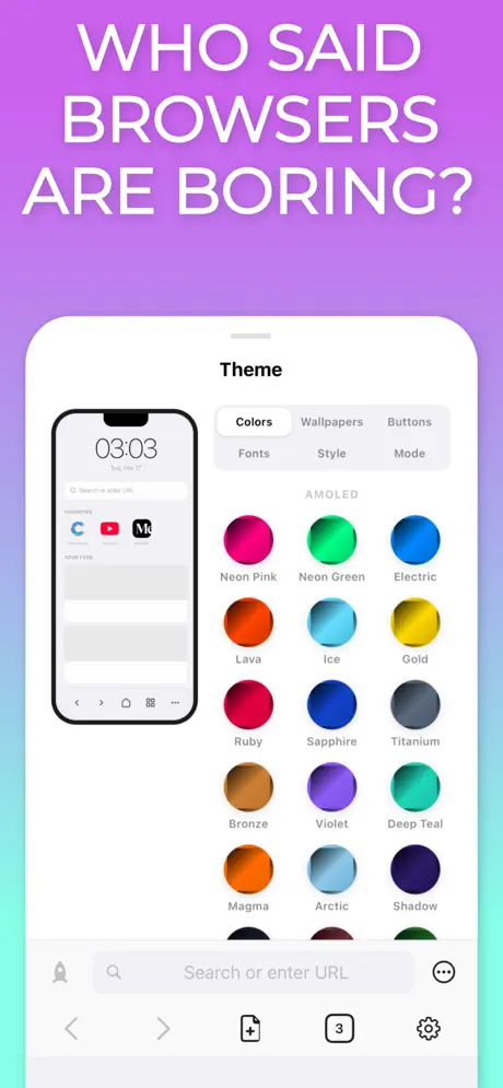 Cronos Browser screenshot