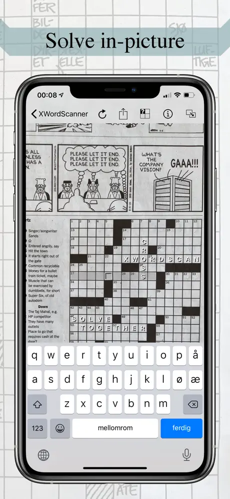 Crossword Scanner screenshot