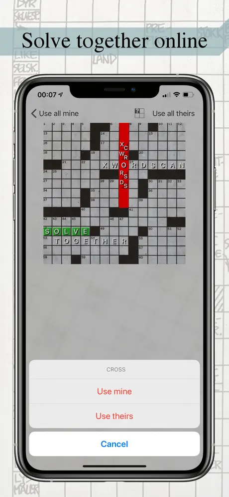 Crossword Scanner Coop screenshot