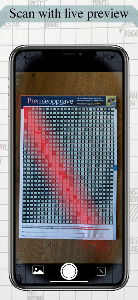 Crossword Scanner Coop screenshot