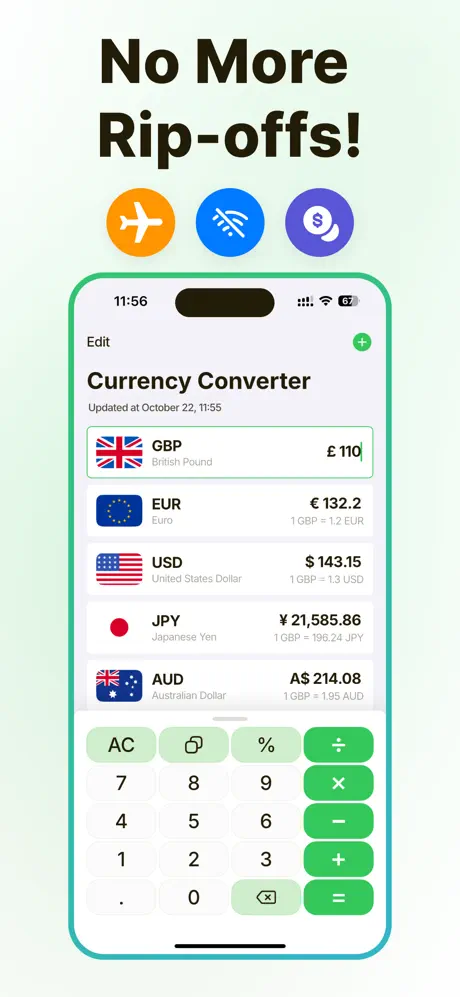 Currency Converter – Moneta screenshot