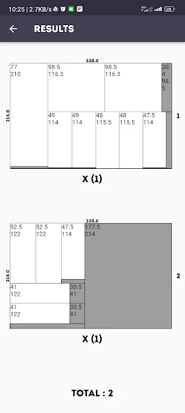 Cutting Optimizer screenshot