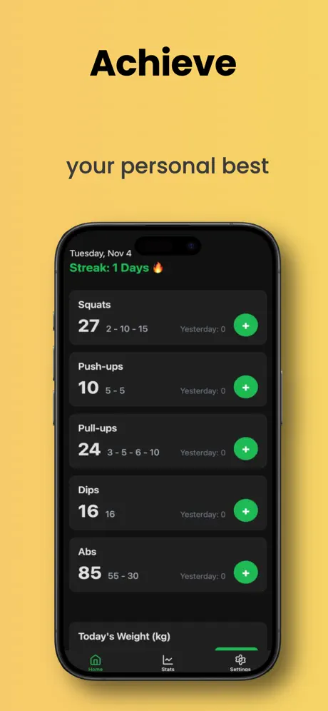 Daily Five: Fitness Tracker screenshot