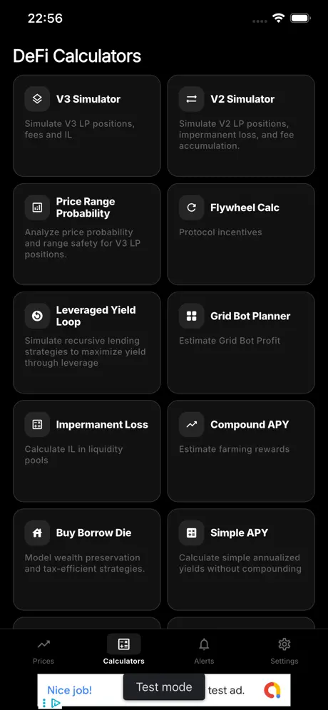 DeFi Tools screenshot