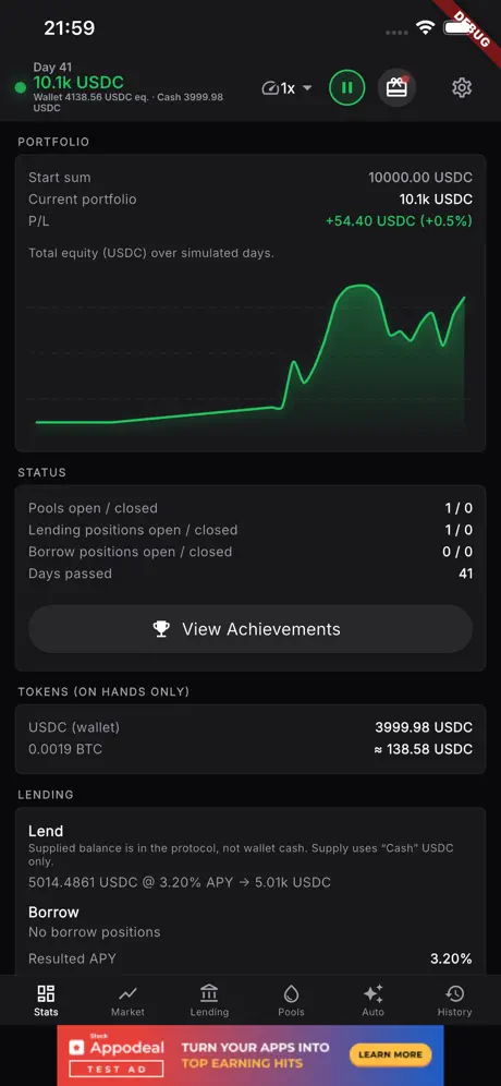 DeFi Tycoon: Crypto Simulator screenshot