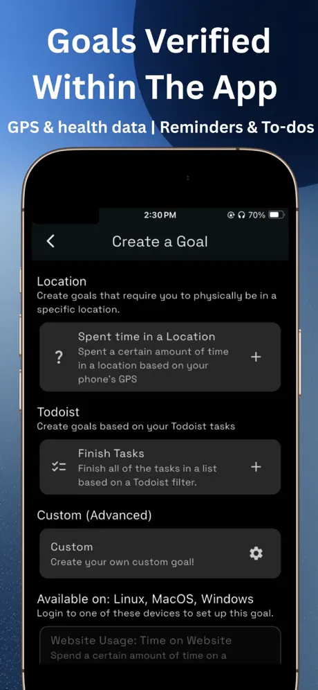 Digital Carrot Focus & Goals screenshot