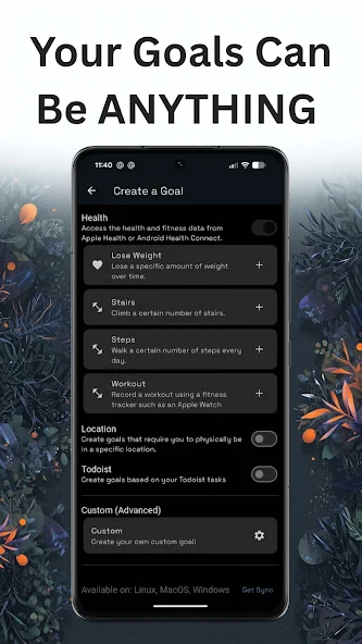 Digital Carrot Focus & Goals screenshot