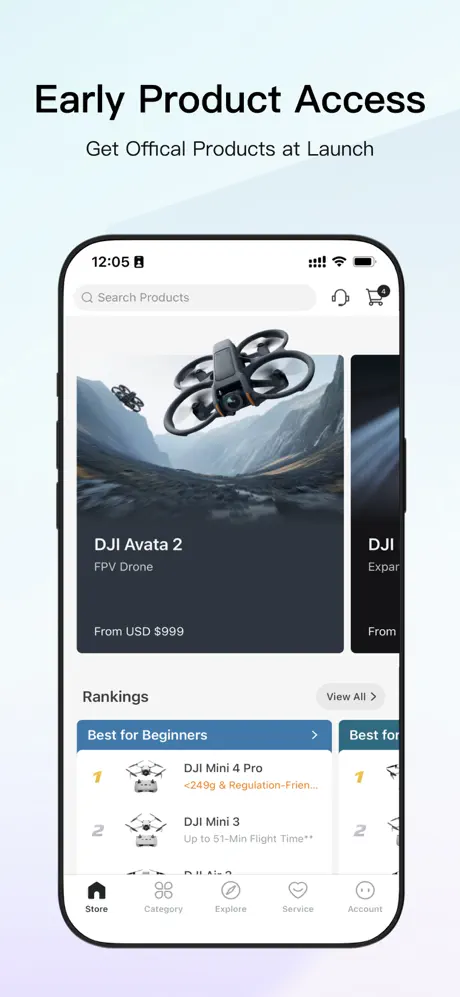 DJI - Try Virtual Flight screenshot