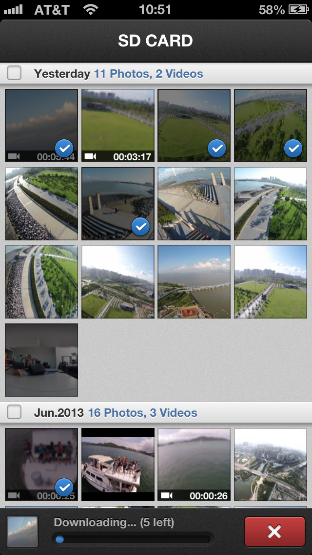 DJI VISION screenshot