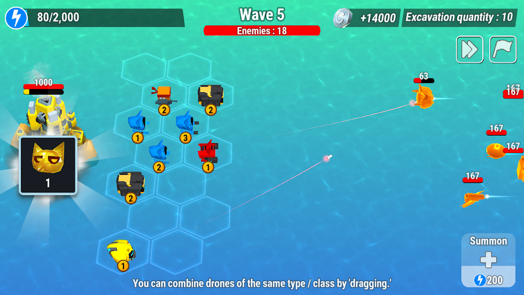 Drone Battle : idle cats screenshot