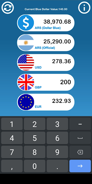 Easy Dollar Blue screenshot