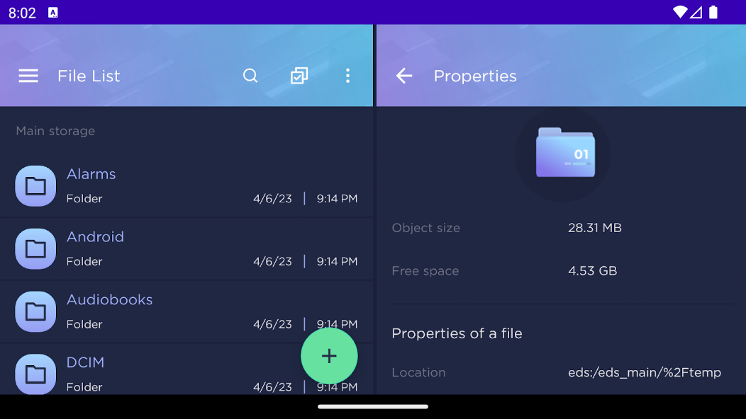 EDS NG: Encryption File Vault screenshot
