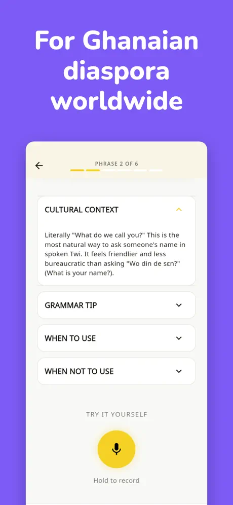 Efie - Learn Twi for Diaspora screenshot