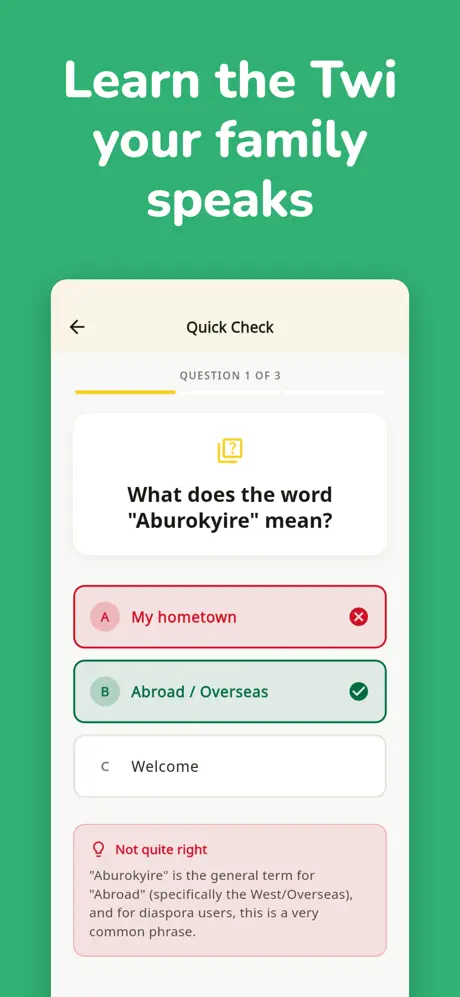 Efie - Learn Twi for Diaspora screenshot