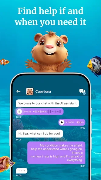 EmoSea: AI Mental Health screenshot