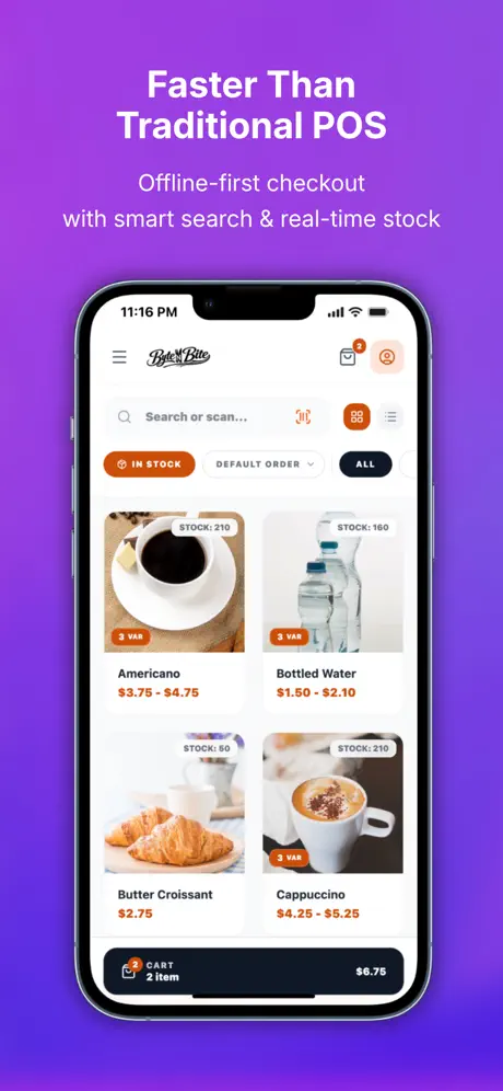 Excart POS screenshot
