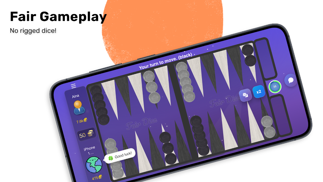 Fair Play Backgammon screenshot