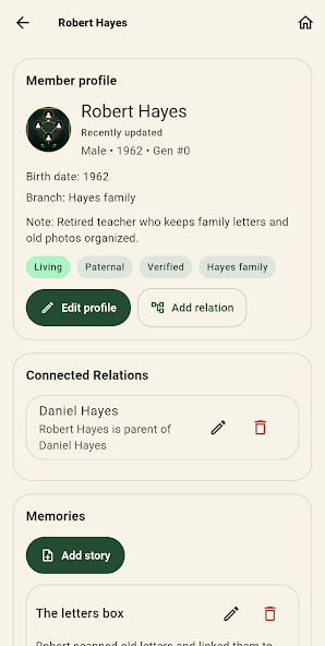 Family Tree: Story Archive screenshot