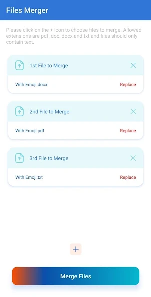 Files Merger screenshot