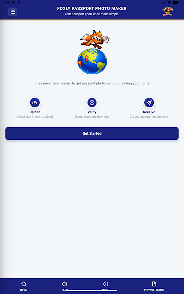 Foxly Passport Photo Maker screenshot