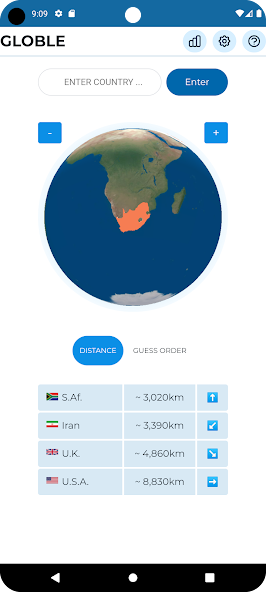 Globle - World Map Quiz screenshot