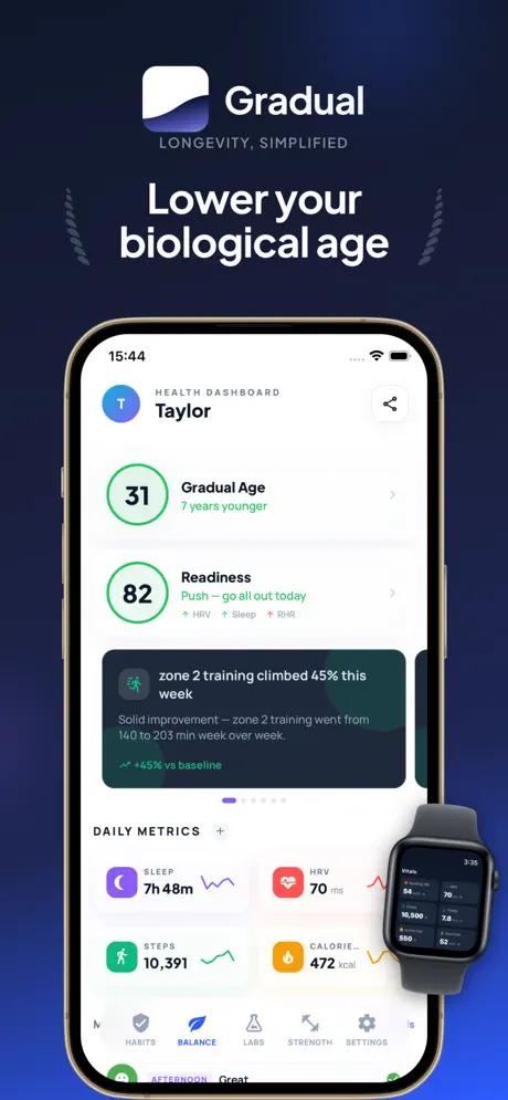Gradual: Biological Age screenshot