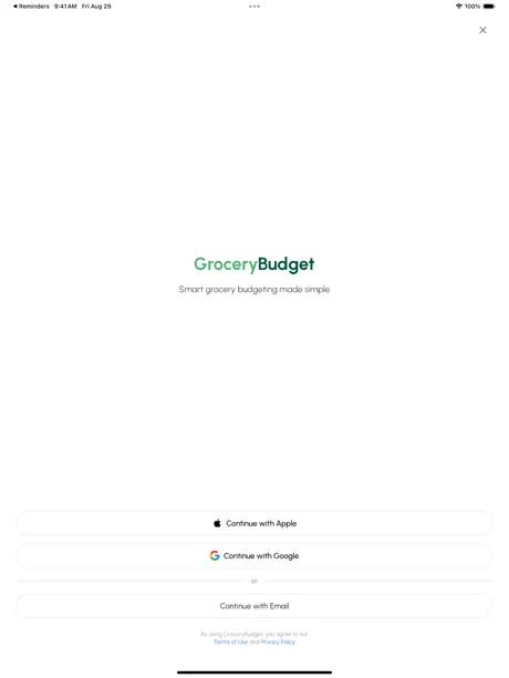 GroceryBudget: Shopping List screenshot