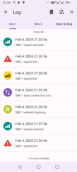GSM Signal Monitor & SIM Info screenshot